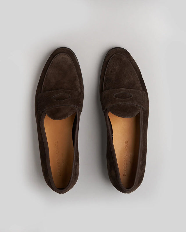 Baudoin & Lange - Fenelon | Suede | Dark Brown - Loafer