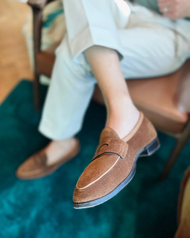 Baudoin & Lange - Fenelon | Suede | Tan - Loafer