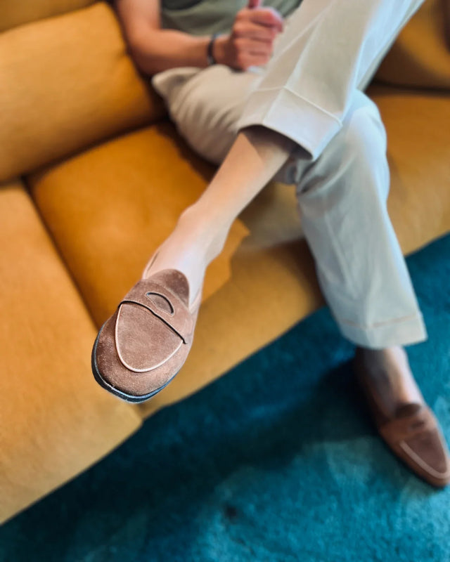Baudoin & Lange - Fenelon | Suede | Tan - Loafer