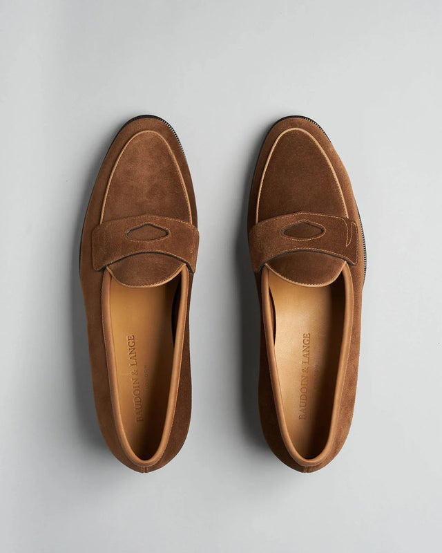 Baudoin & Lange - Fenelon | Suede | Tan - Loafer