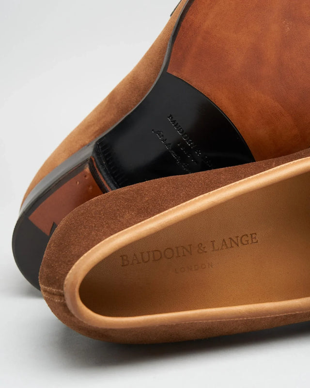 Baudoin & Lange - Fenelon | Suede | Tan - Loafer