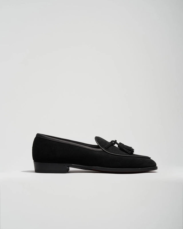 Baudoin & Lange - Seine | Suede | Black - Loafer