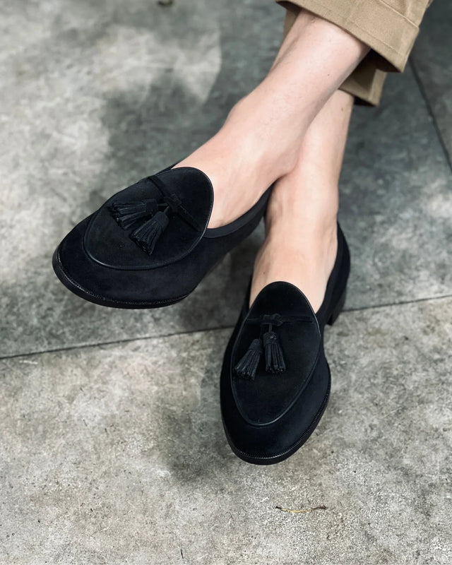 Baudoin & Lange - Seine | Suede | Black - Loafer