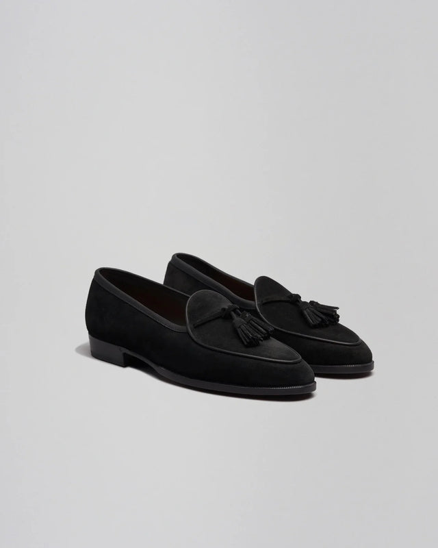 Baudoin & Lange - Seine | Suede | Black - Loafer
