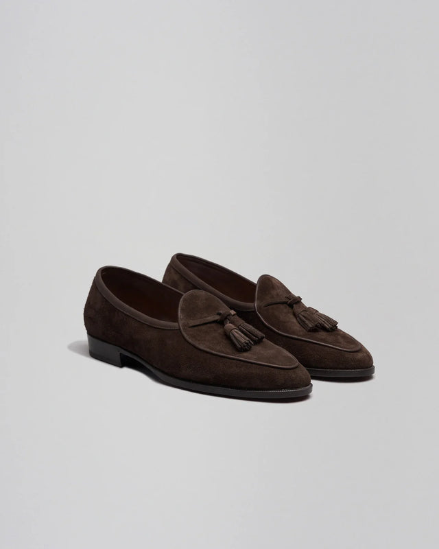 Baudoin & Lange - Seine | Suede | Dark Brown - Loafer