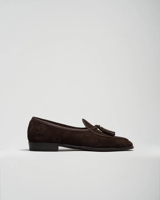 Baudoin & Lange - Seine | Suede | Dark Brown - Loafer
