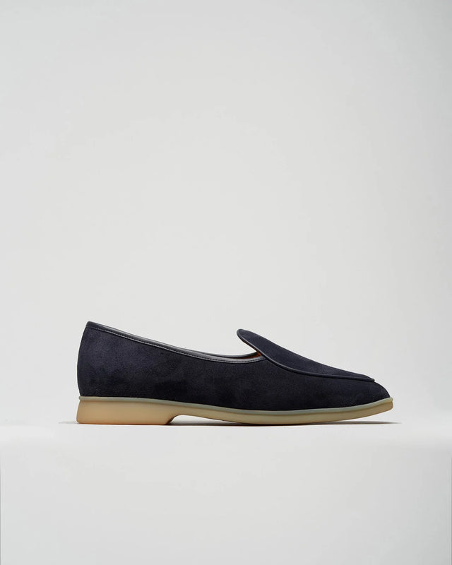Baudoin & Lange - Stride | Suede | Midnight Navy - Loafer