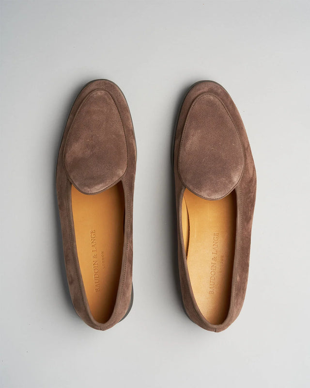 Baudoin & Lange - Stride | Suede | Taupe - Loafer