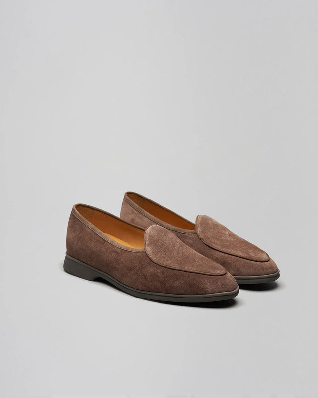 Baudoin & Lange - Stride | Suede | Taupe - Loafer