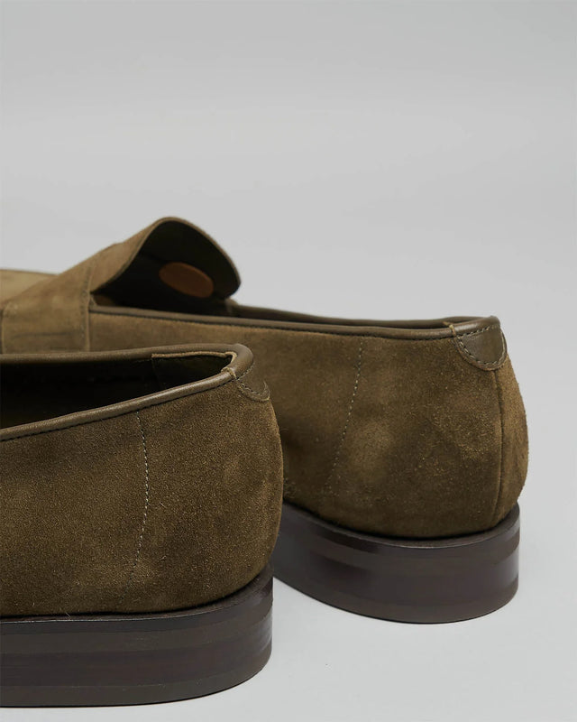 Edward Green - Piccadilly | Unlined | Suede | Army Green - Loafer