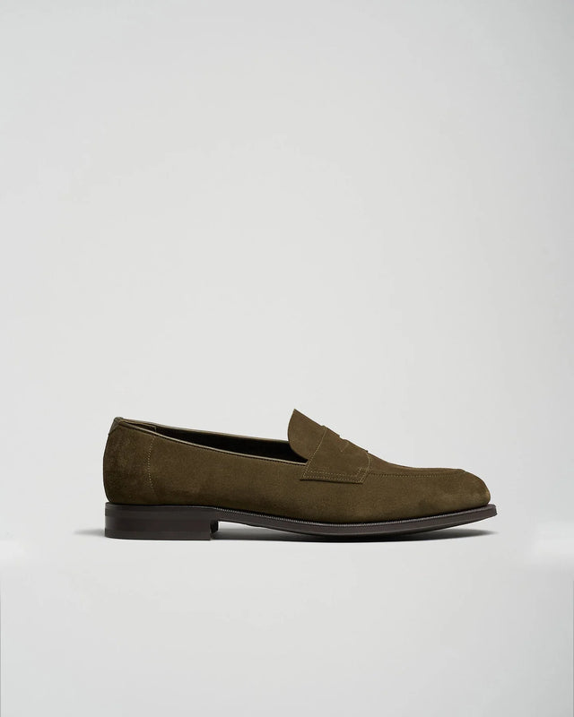 Edward Green - Piccadilly | Unlined | Suede | Army Green - Loafer