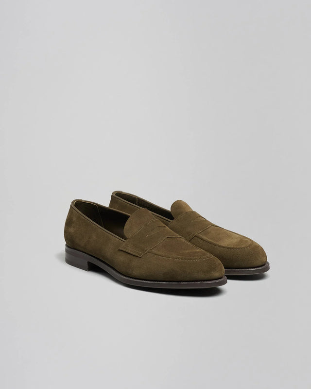 Edward Green - Piccadilly | Unlined | Suede | Army Green - Loafer