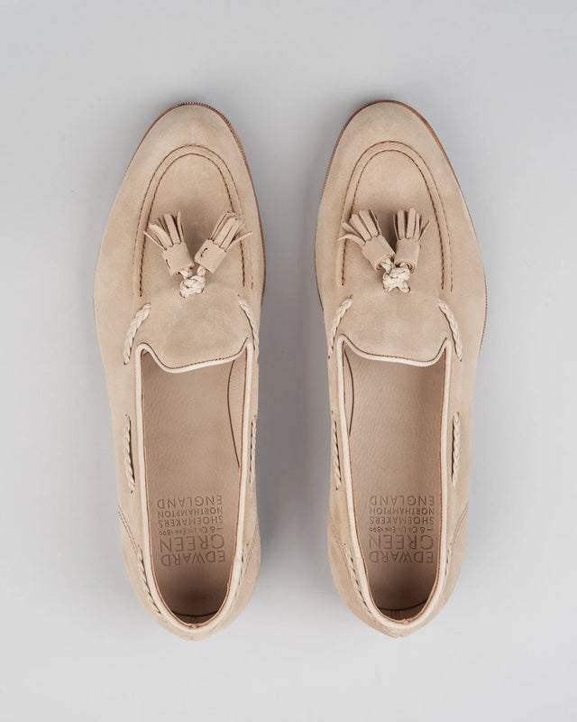 Edward Green - Belgravia | Unlined | Suede | Oyster - Loafer