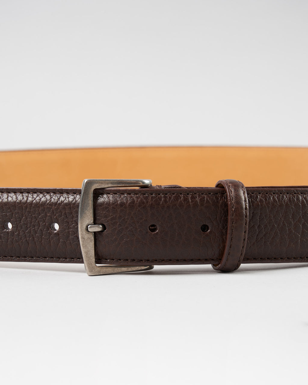 Edward Green | Belt | London Grain | Dark Brown | The Hand