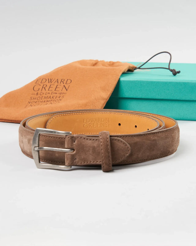 Edward Green - Belt | Suede | Mole - Belts