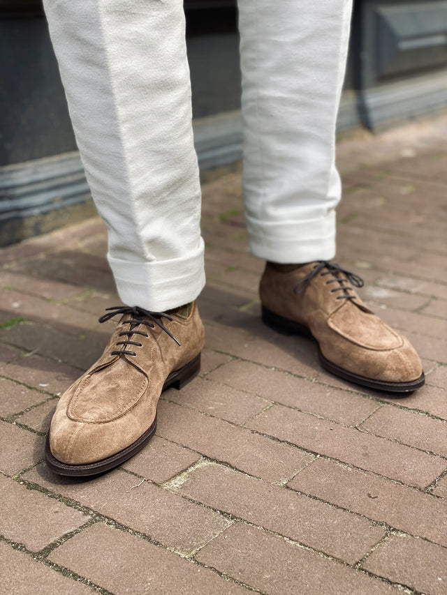 Edward Green - Dover | Unlined | Suede | Mole - Lace-up