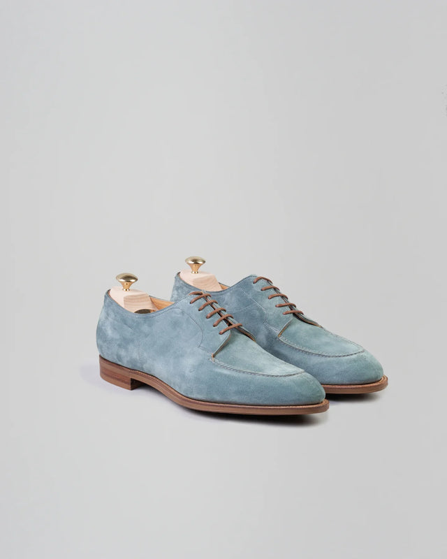 Edward Green - Dover | Unlined | Suede | Aqua - Lace-up