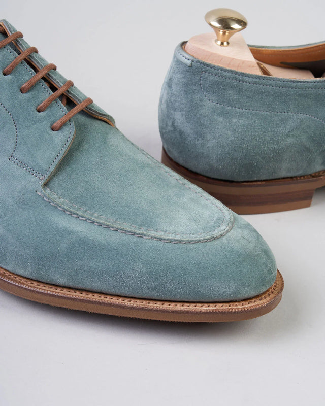 Edward Green - Dover | Unlined | Suede | Aqua - Lace-up