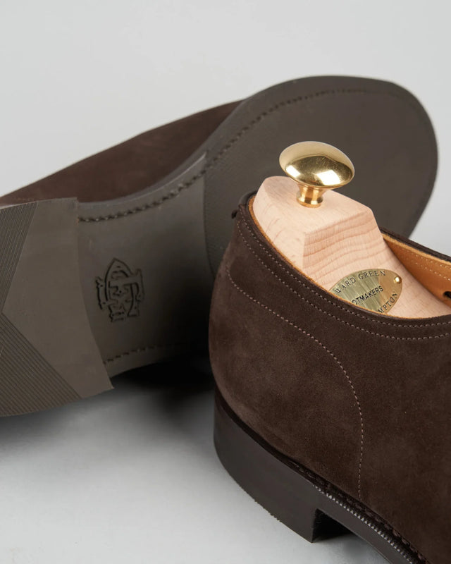 Edward Green - Dover | Unlined | Suede | Espresso - Lace-up