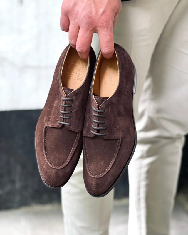 Edward Green - Dover | Unlined | Suede | Mink - Lace-up