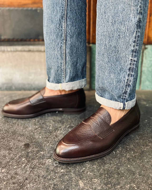 Edward Green - Piccadilly | Unlined | London Grain | Dark Brown - Loafer