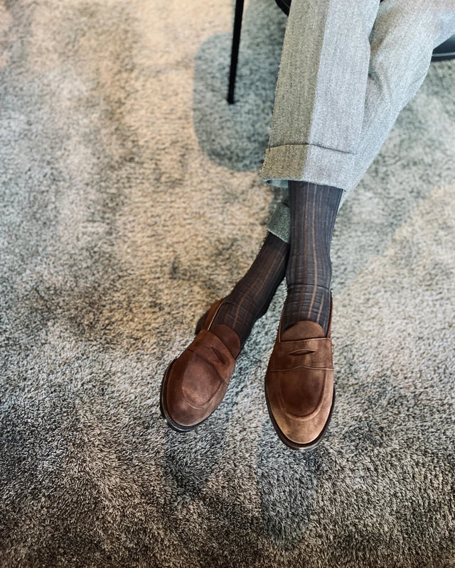 Edward Green - Piccadilly | Unlined | Suede | Mink - Loafer