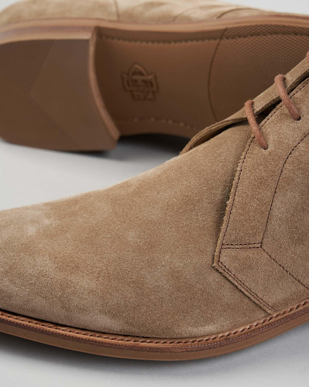Edward Green at The Hand: Shanklin | Unlined | Suede | Mushroom