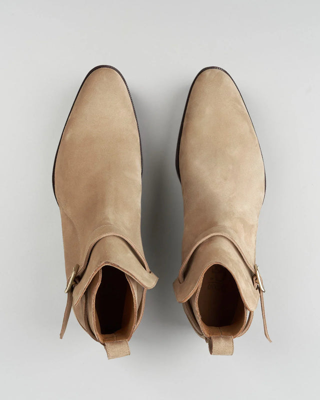 Gaziano & Girling - London Boot | Suede | Sandstone - Boots