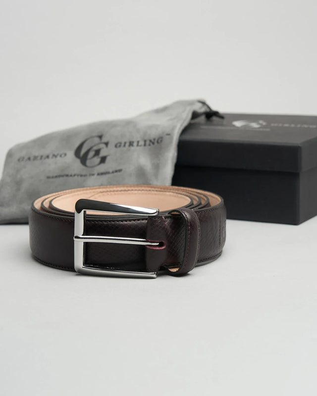 Gaziano & Girling - Belt | Hatch Grain | Rioja - Belts