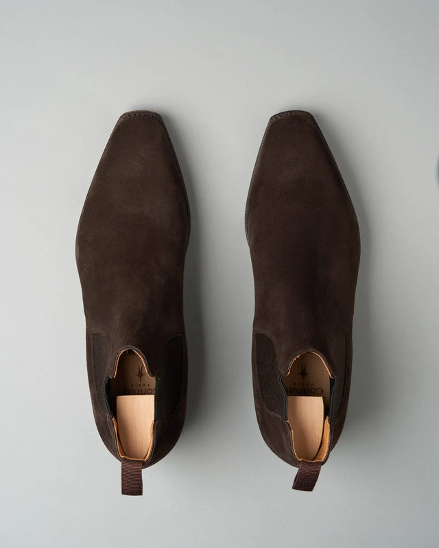 Maison Corthay - Bella | Suede | Dark Brown - Boots