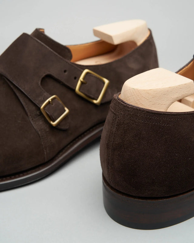 Maison Corthay - Twin | Suede | Dark Brown - Buckle