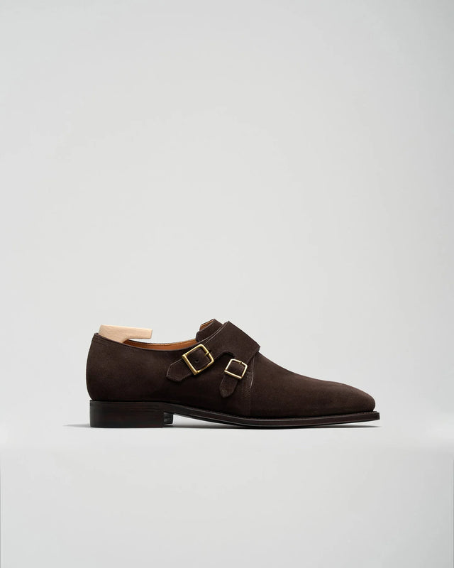 Maison Corthay - Twin | Suede | Dark Brown - Buckle
