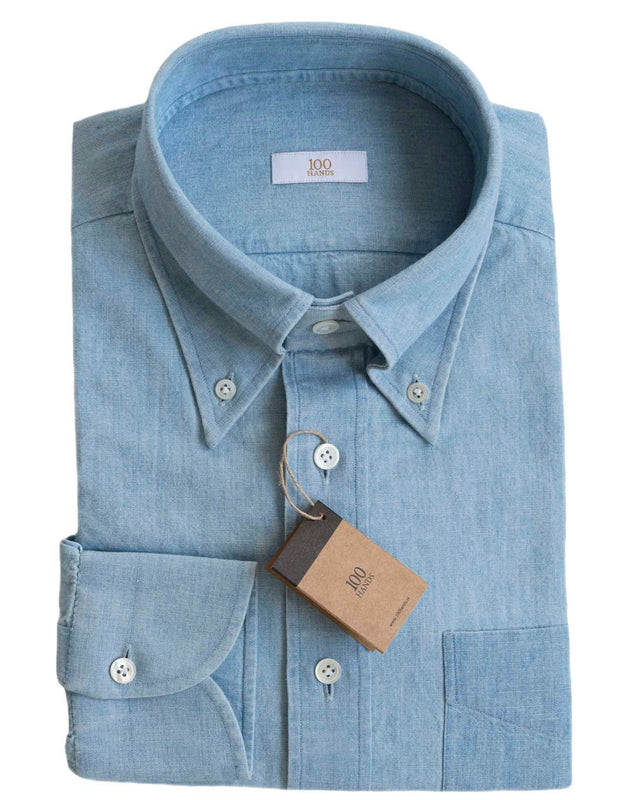 Gold Line | Japanese Chambray | Ice