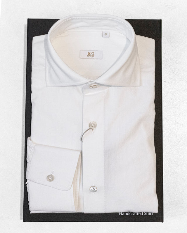 white denim shirt handmade