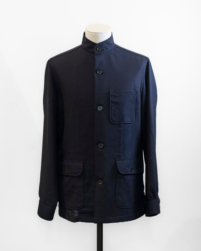 Traveler's Jacket | Huddersfield Wool Fresco | Navy