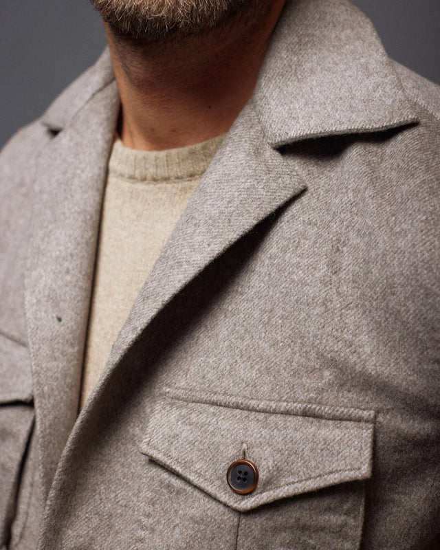 Traveler's Jacket | Loro Piana Cashmere | Light Gray
