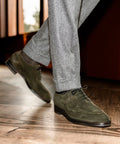 Edward Green - Dover | Suede | Moss - Lace-up
