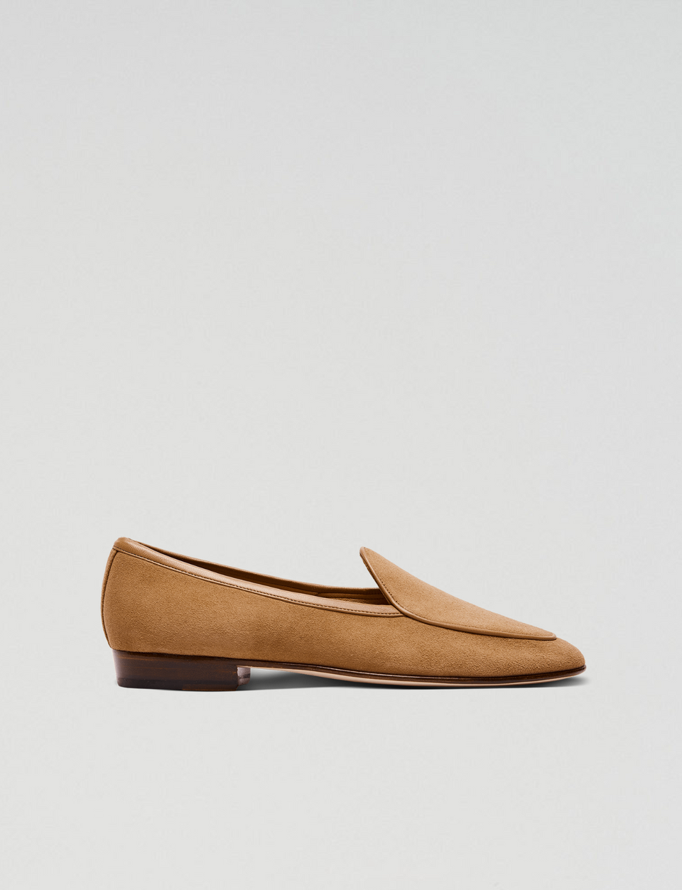 Tan suede 2025 loafers womens