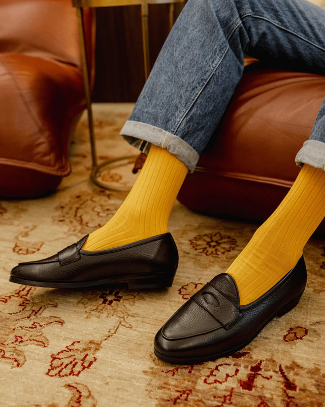 Baudoin & Lange at The Hand: Sagan Classic Ivy | Deerskin | Dark Brown Baudoin & Lange at The Hand: Sagan Classic Ivy | Deerskin | Dark Brown