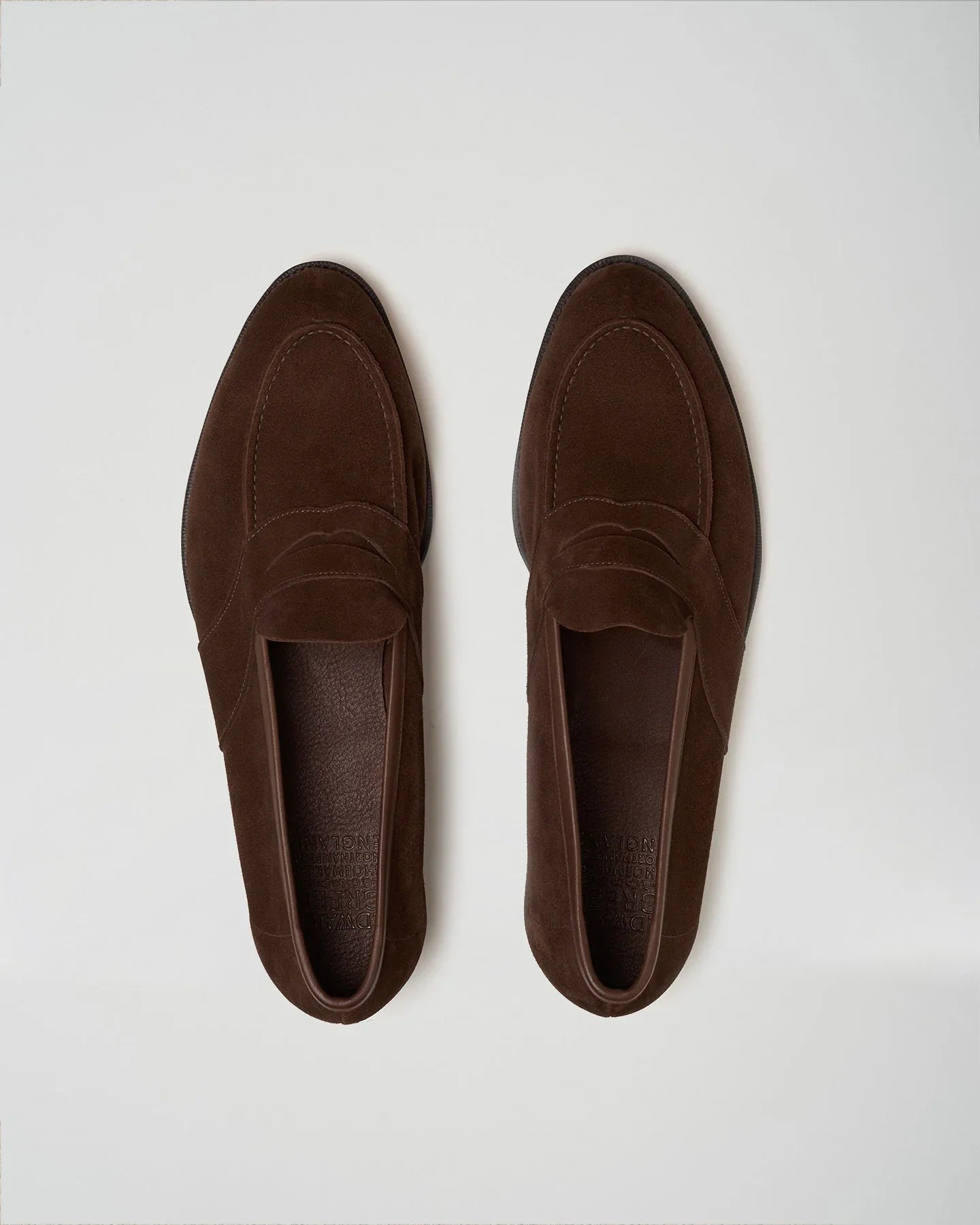The Hand - Edward Green Barton in Mink Suede