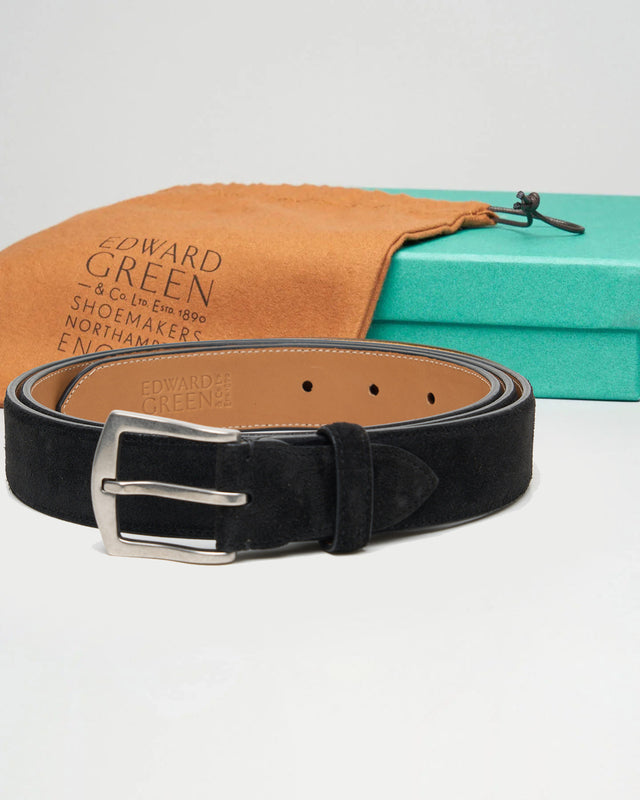 Belt | Suede | Black