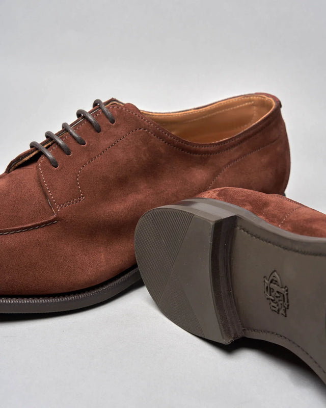 Edward Green - Dover | Unlined | Suede | Clove - Lace-up