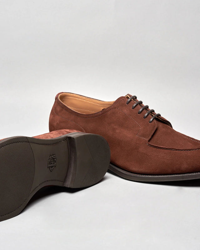 Edward Green - Dover | Unlined | Suede | Clove - Lace-up