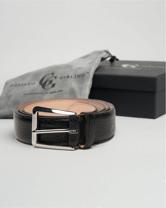 Belt | English Grain | Black