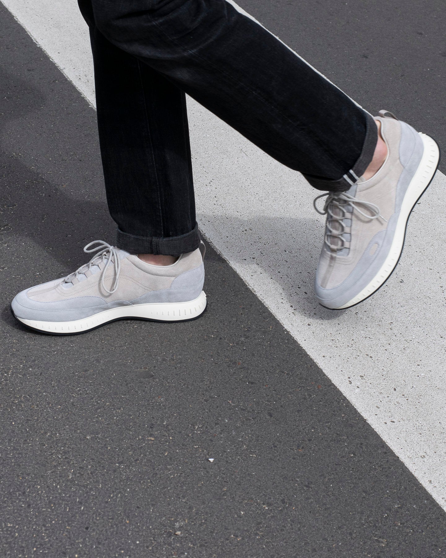 John Lobb Laced Stream in Sand & Mist Suede – The Hand