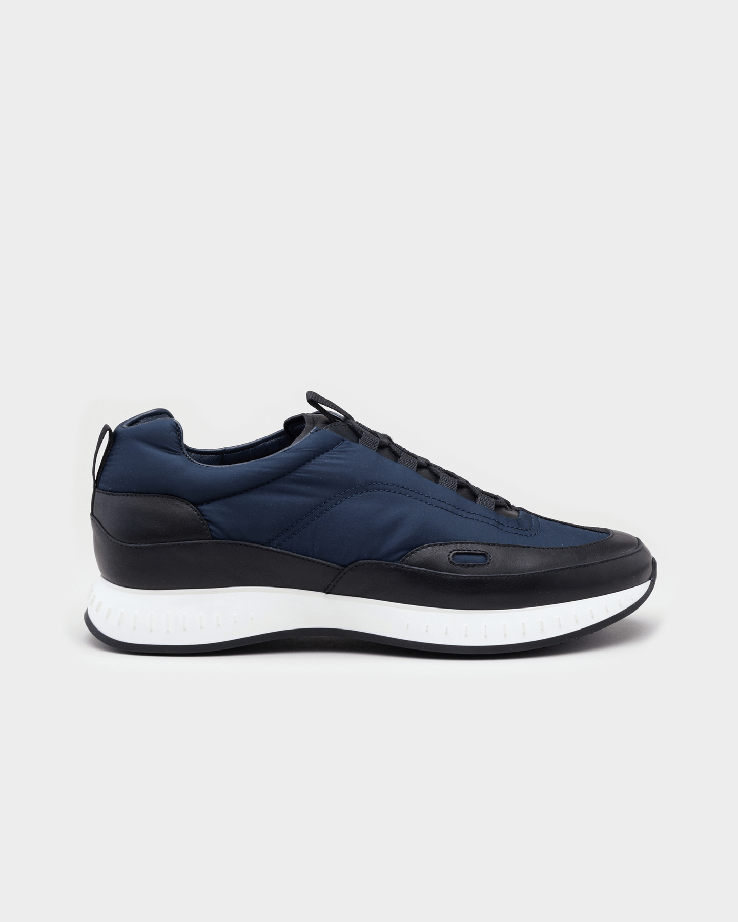 John Lobb Laced Stream in Navy Calf & Nylon – The Hand