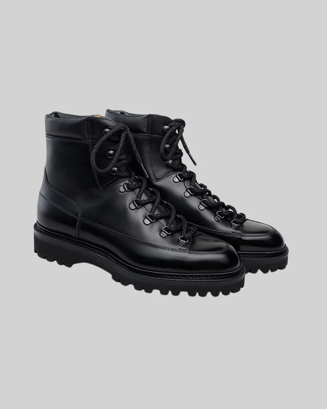 John Lobb Sommet boot in black calf, alternate view