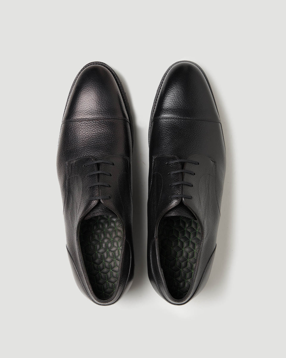 Frank Cap Toe Derby | Grain | Onyx Black