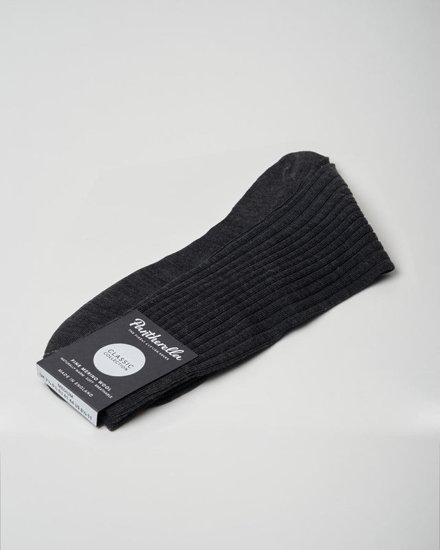 Sock | Laburnum | Merino Wool | Charcoal