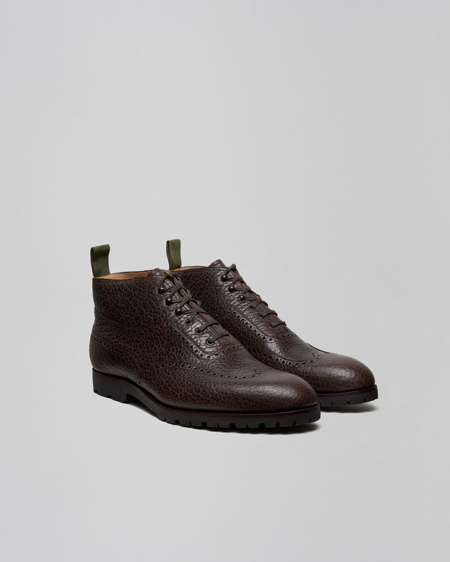 Oxford Bootee | Bison | Dark Brown | 401X | BIS078
